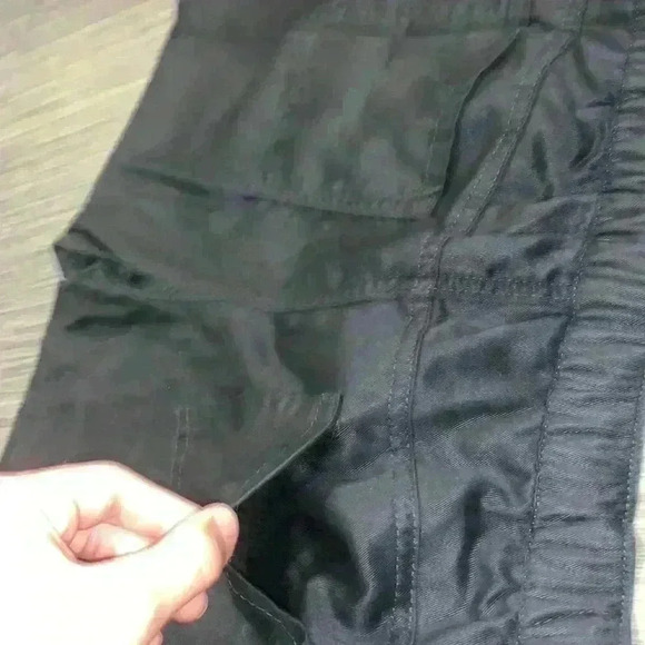 Nine West Black Elastic Waist Pockets Drawstring Pull On Jogger Pants Size M - Picture 13 of 13